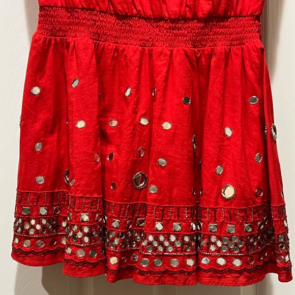 Alice and Olivia Mirrored Red Dress Sz 0 - Picture 5 of 6
